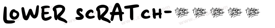 Lower Scratch字体转换